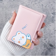 Laganv Cute Pink Leather Women’s Wallet - Stylish, Compact, and Perfectly Organized for Everyday Use